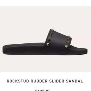Valentino studded slides